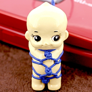 Illustration for article titled Kewpie Bondage Cellphone Charms Give Us Utterly Horrific Nightmares